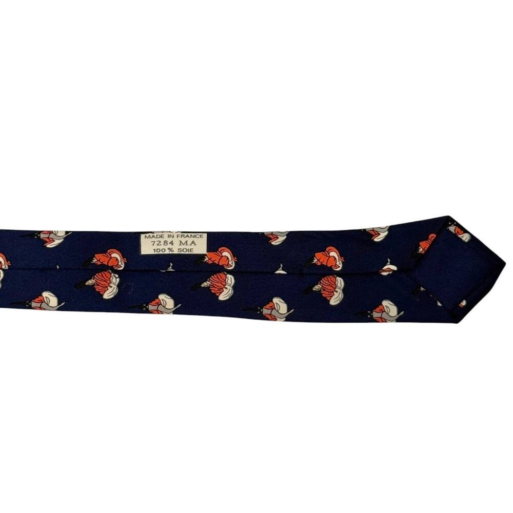 Hermes La Ballade de Heian 100% Silk Necktie - Japanese Era Tie - 7284 MA - Picture 7 of 7